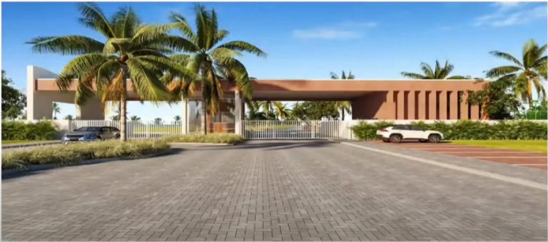 imagem ilustrativa da portaria do Mares Maluí Residence